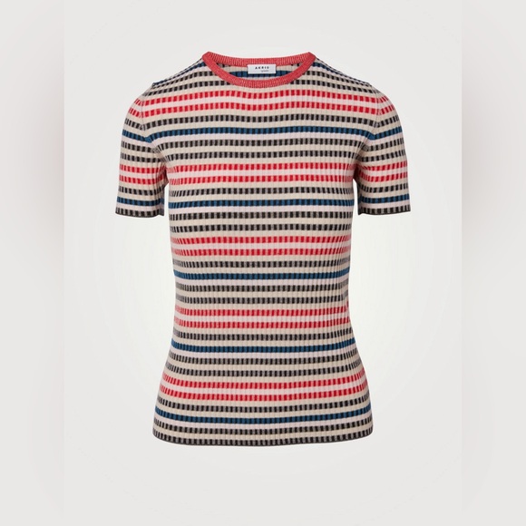 AKRIS PUNTO Wool Short-Sleeve Sweater - Picture 1 of 15